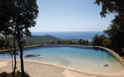 Costruzione e personalizzazione di una piscina interrata naturale
